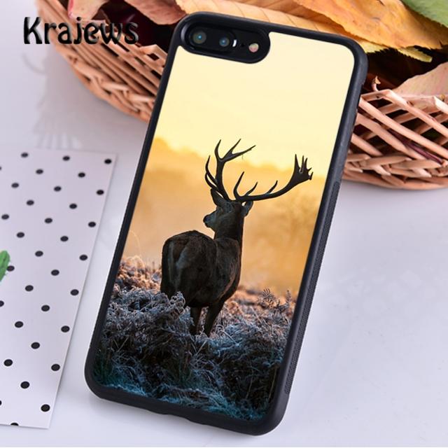 Stag Bull Moose Reindeer Deer For iPhone 17 Air 16 Phone Case Cover 15 14 Plus 12 13 Pro Max Coque Shell Fundas