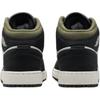 Air Jordan 1 Mid SE GS Medium Olive Off Noir Kids Sneakers Green Light-Orewood-Brown Sail HV4399-102