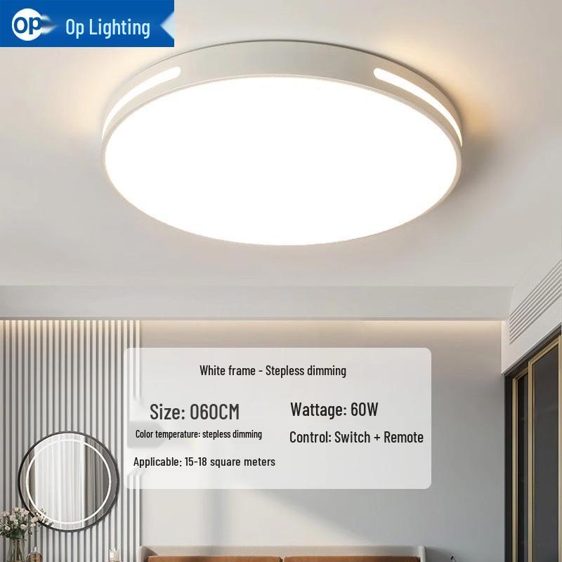 Ultra-Thin Minimalist LED Ceiling Light for Living Room, Dining Room, Bedroom - Modern Whole House Lighting Package