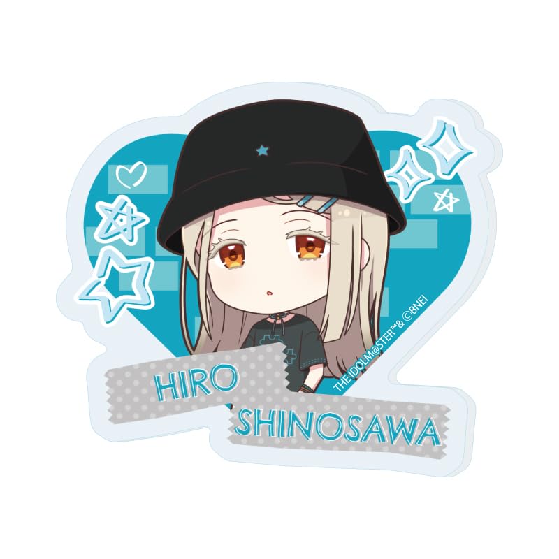 

Gakuen Idolmaster 09 Hiroshi Shinozawa Street Fashion Character Acrylic Plate Badge ver. [Mini Illustration]