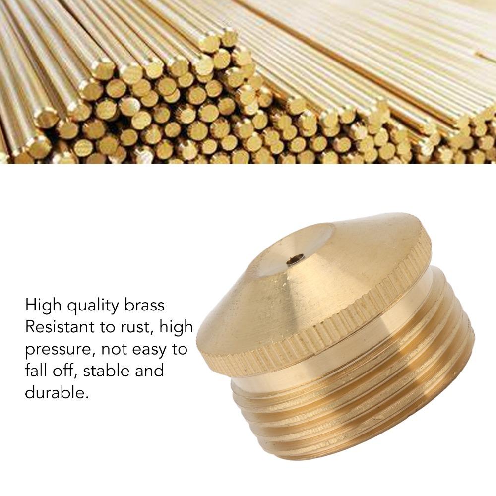 5PCS Gold Fogging Sprinkler Head Brass Garden Cooling System Nozzles Garden Irrigation