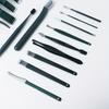 18 pice professional manicure scissors pedicure tool suit, nail tools foot facial grooming suit manicure suit  with