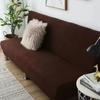 Jacquard-Sofa-Bettbezug, hochwertiger Polarfleece-Stoff, armloser Sofa-Bettbezug ohne Armlehne für Wohnzimmer, Stretch-Faltsofa