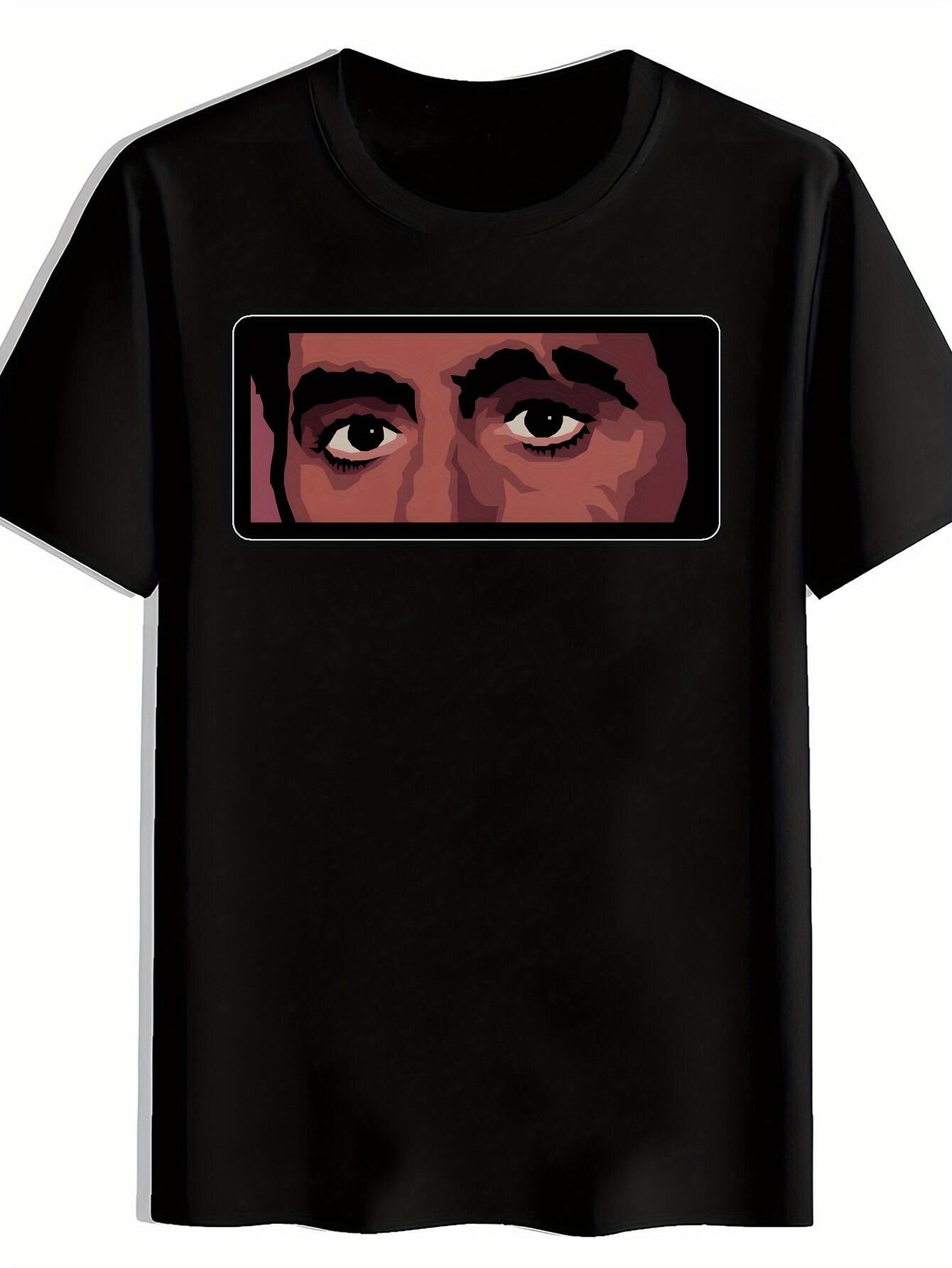 Scarface Movie Graphic T-shirt - Tony Montana Facial Profile Design L
