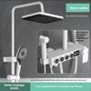 Copper Shower Set Household Digital Display Constant Temperature Shower System Bathroom Booster Nozzle Shower Spray Kit