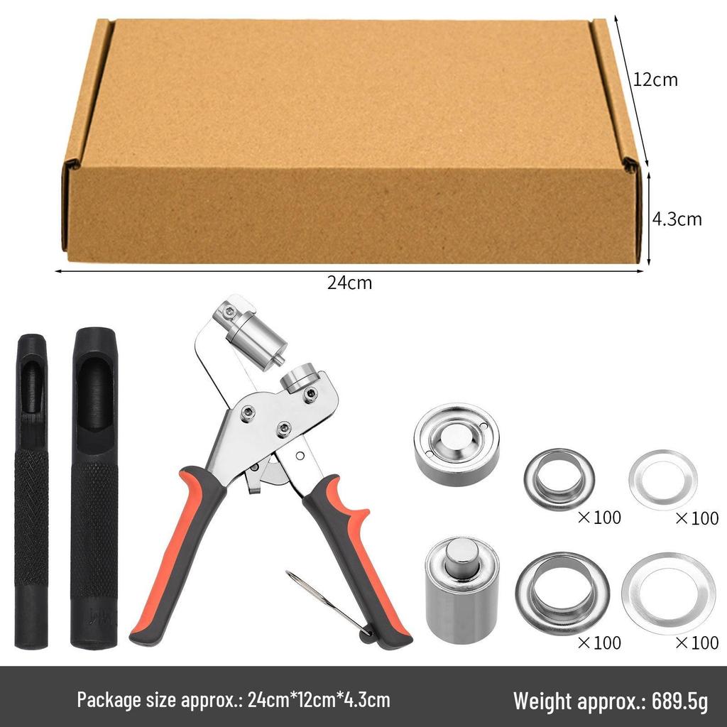 Kit de scule pentru nasturi cu capse: Set Bază Rivet & Perforator pentru Butoni Snap 633/655/831/201