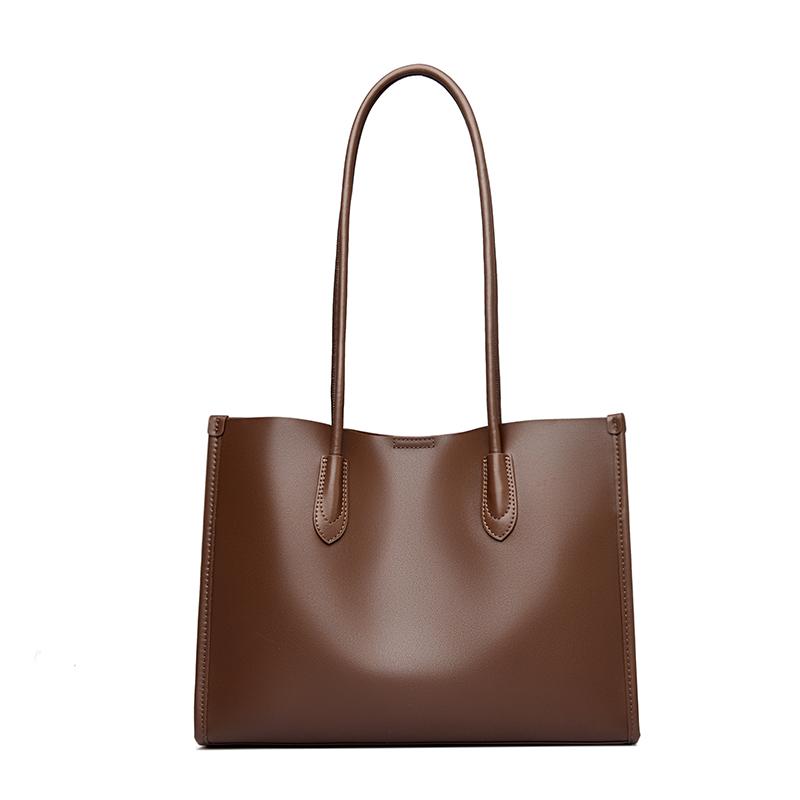 

Women Natural Cow Genuine Leather Handbags Female Natural Cowhide Crossbody Bag Ladies Multi-pocket Large Capacity Shoulder Bags 34cm 11cm 26cm