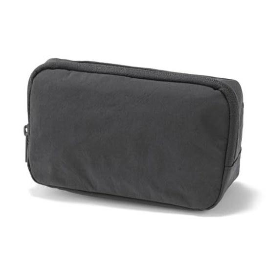 Muji Wrinkle Nylon Large Opening Pouch L