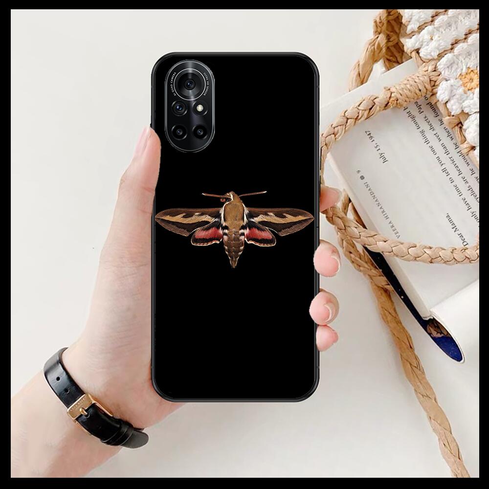 Schöne Schmetterlingsmuster Klare Handyhülle Für Huawei Honor 20 10 9 8A 7 5T X Pro Lite 5G Schwarz Etui Coque Hoesjes Comic Fas