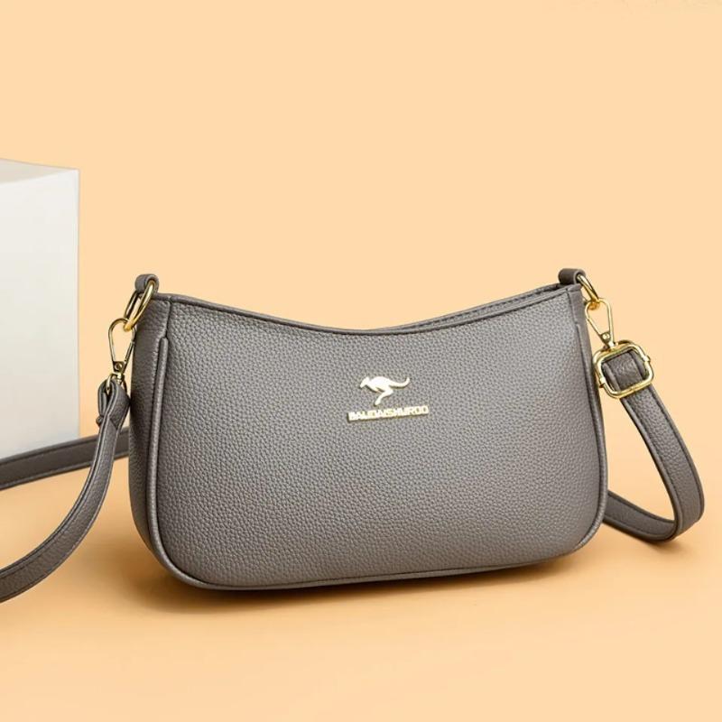 Women's Retro Shoulder Bag, Simple Crossbody Bag, Solid Color Shoulder Bag Suitable for Daily Use, Commuting, and Shopping