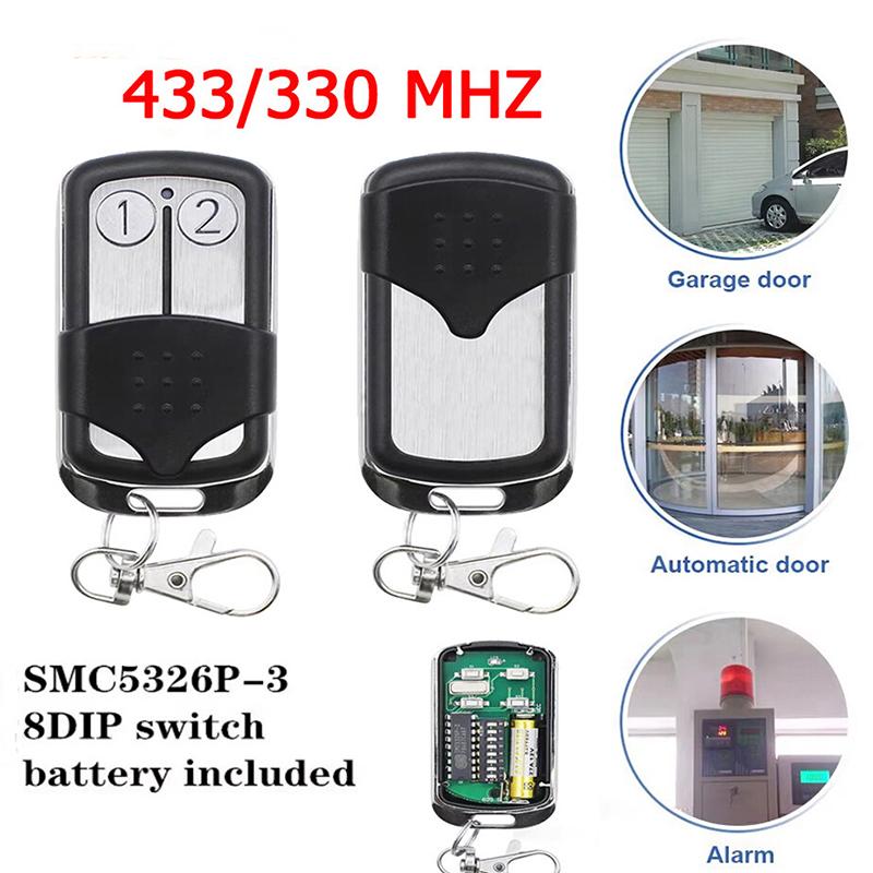 330mhz/433mhz Copy Remote Control Autogate Door Wireless Remote Control DIP Switch Code Auto Gate Controller