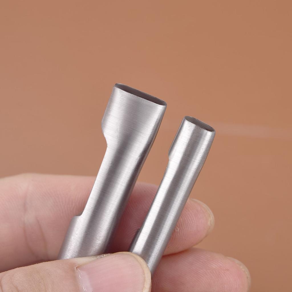 1pc 7 Size Leather Oblong Belt Hole Puncher Oval Hole Strap Watch Band Flat Punches Heavy Duty Hollow Punch Craft Tools