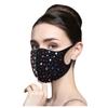 Fashion Women Men Shiny Diamond Reusable Breathable Safe  Mask