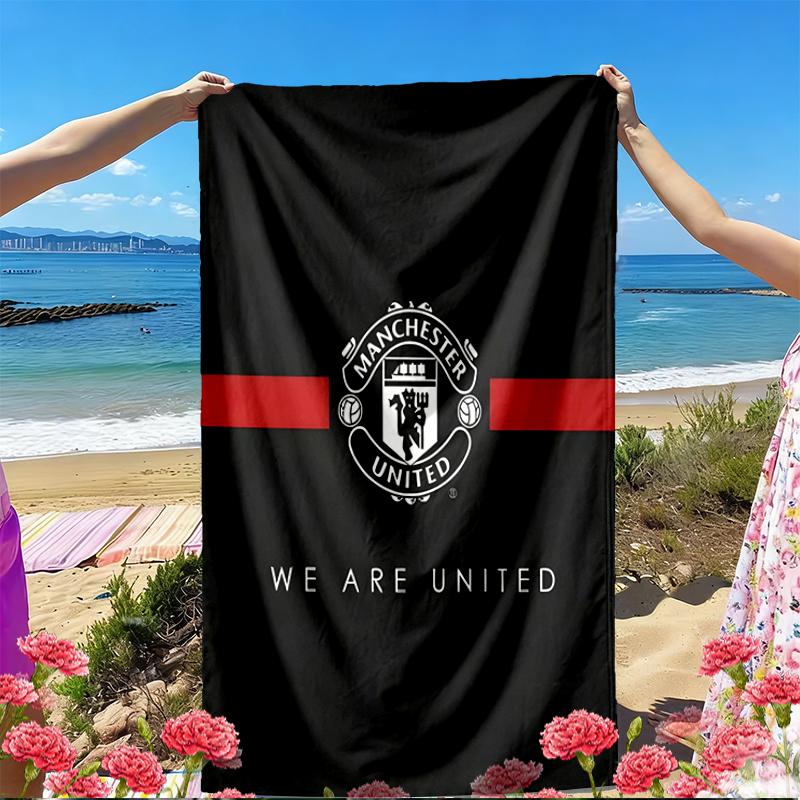 Football team.C Print Beach Towel, Versatile Lightweight Absorbent Beach Towel for Pool Surf Yoga Bathroom, Perfect Birthday Holiday Gift