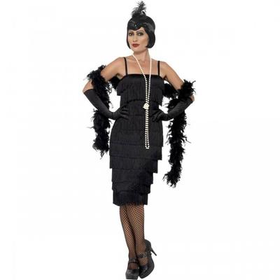 Smiffys Womens/Ladies Flapper Costume Set