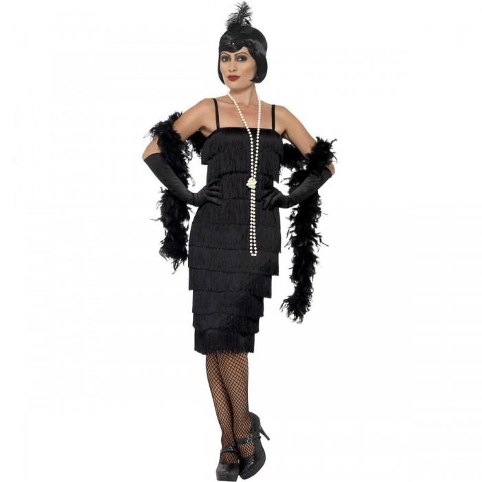 Smiffys Womens/Ladies Flapper Costume Set