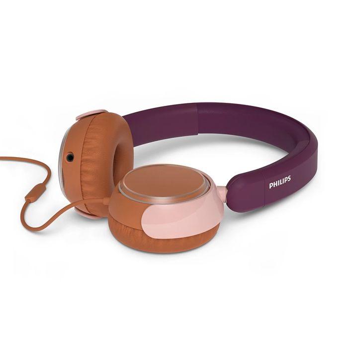 Wired Supra-aural Headphones for Children Philips 2000 Series TAK2000MP Violet Magenta