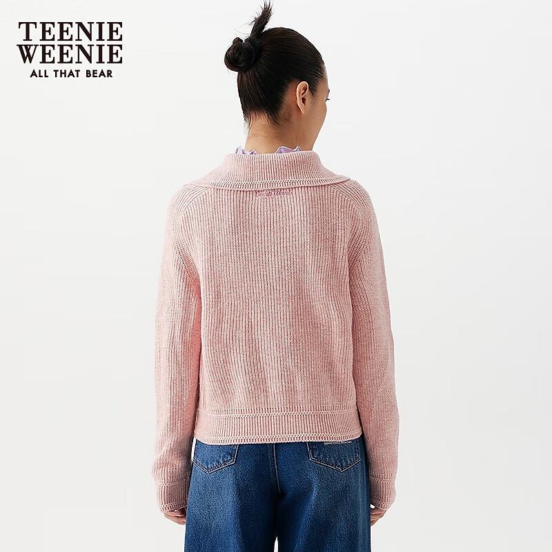 Teenie Weenie Women's Half-Zip Polo Knit Sweater