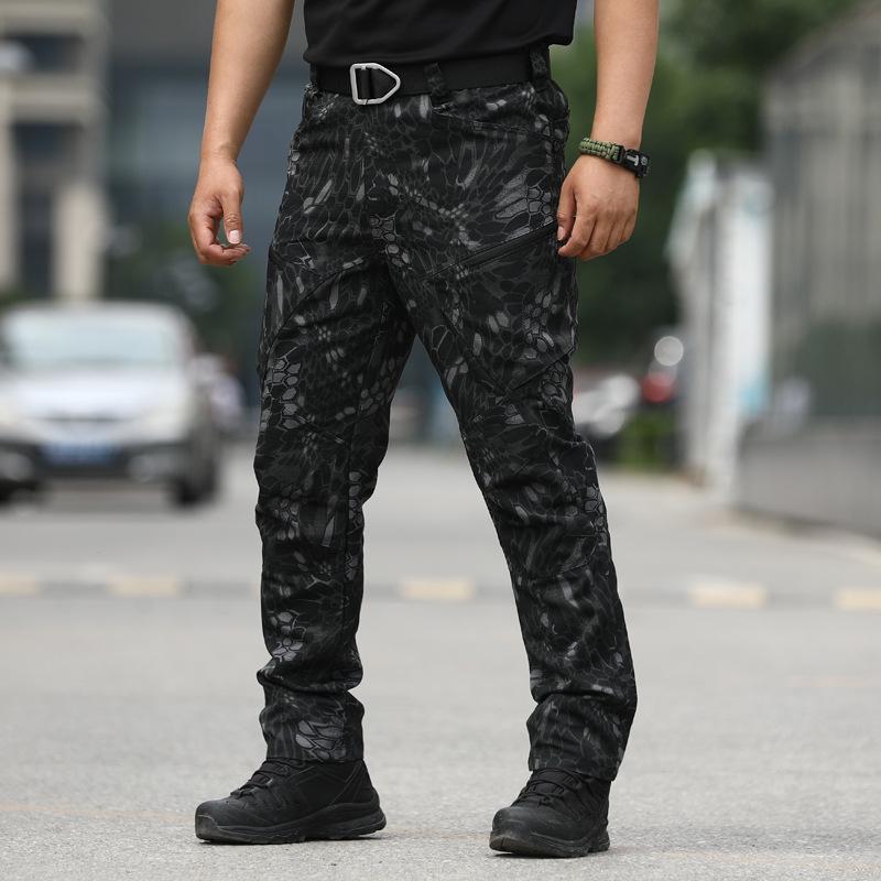 Tactical Trousers, Men’s Trousers, Outdoor Training Trousers, Camouflage Hiking Trousers, Durable Casual Trousers