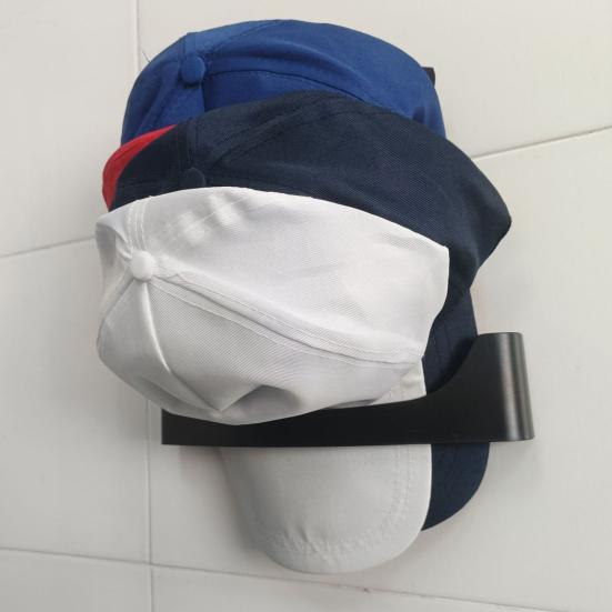 Wall Mount Baseball Hat Organizer Heavy Duty No Drilling Closet Door Mounted Peaked Hat Holder Display Stand Storage Rack