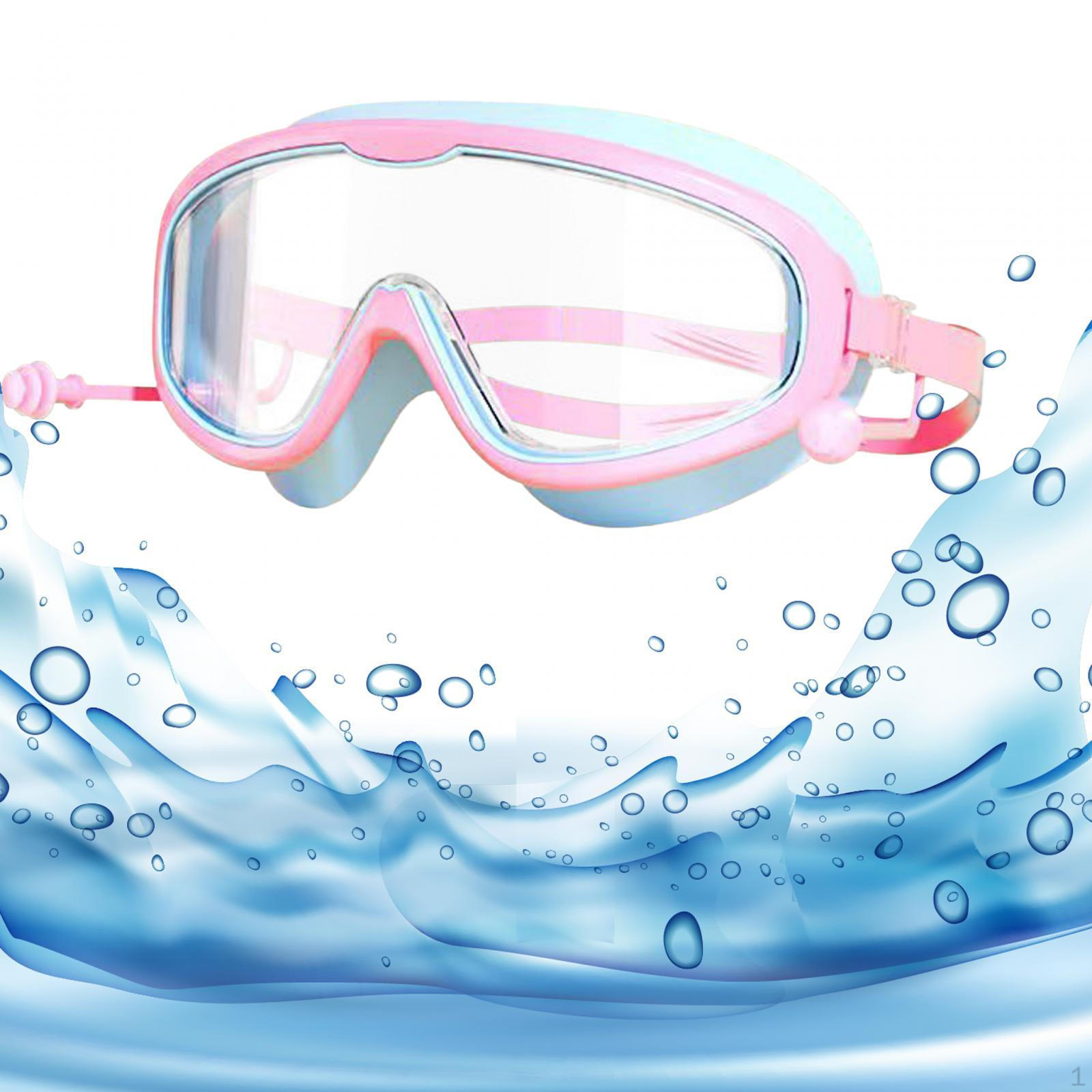 

Kids Swim Goggles, Swimming Leakproof Comfortable Summer Beach Diving Glasses, Pink Color Blue