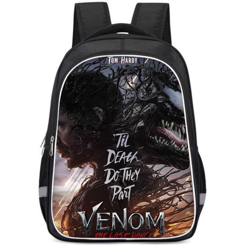 Versatile The Venom Last Dance Cartoon Pattern Backpack For School With High Durability And Comfort