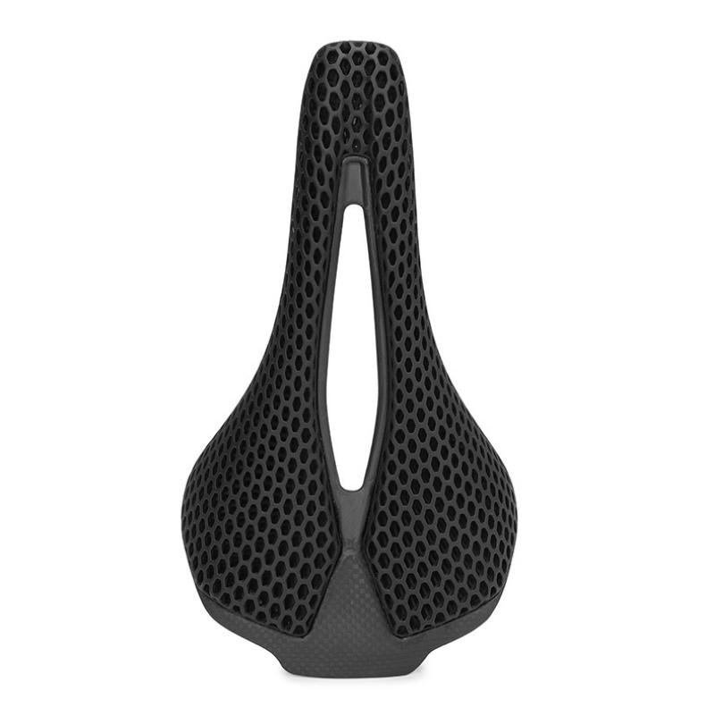 3D Printed Ultralight Hollow Honeycomb EVA Carbon Fiber Bike Saddle, Breathable & Comfortable, Carbon Fiber чёрный