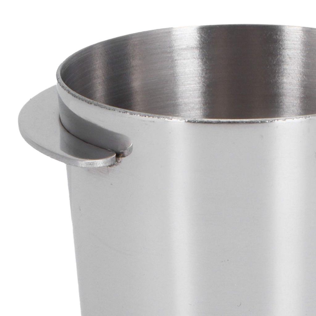 51mm Espresso Dosing Cup, Stainless Steel, Silver, 51mm, Coffee Machine Handle, Dosing Cup, Mug, Coffee Powder Feeder Part