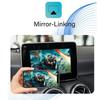 Sinairyu Drahtloses CarPlay Android Auto DAB DVR HDMI-kompatibel für Mercede Benz ABCE CLA GLA-Klasse NTG5.0-System Mirror Link