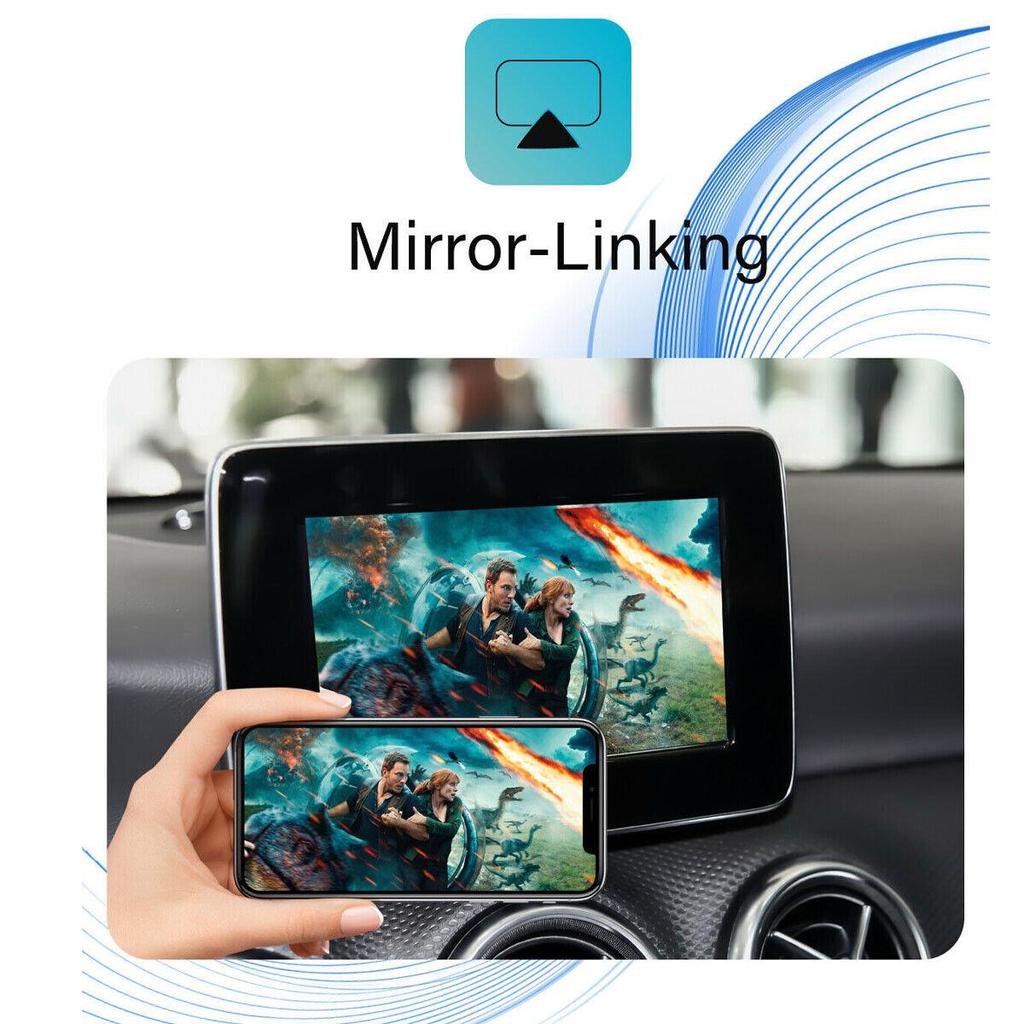 Sinairyu Drahtloses CarPlay Android Auto DAB DVR HDMI-kompatibel für Mercede Benz ABCE CLA GLA-Klasse NTG5.0-System Mirror Link