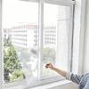 1/2/3/4Packs Anti Fly Mosquito Net DIY Self-Adhesive Fly Mosquito Window Net Mesh Mosquito Insect Bug Net Curtains for Windows