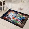 Cartoon Animal City Quick-Dry Non-Slip Bathroom Mat - Stain-Resistant & Water-Absorbent.