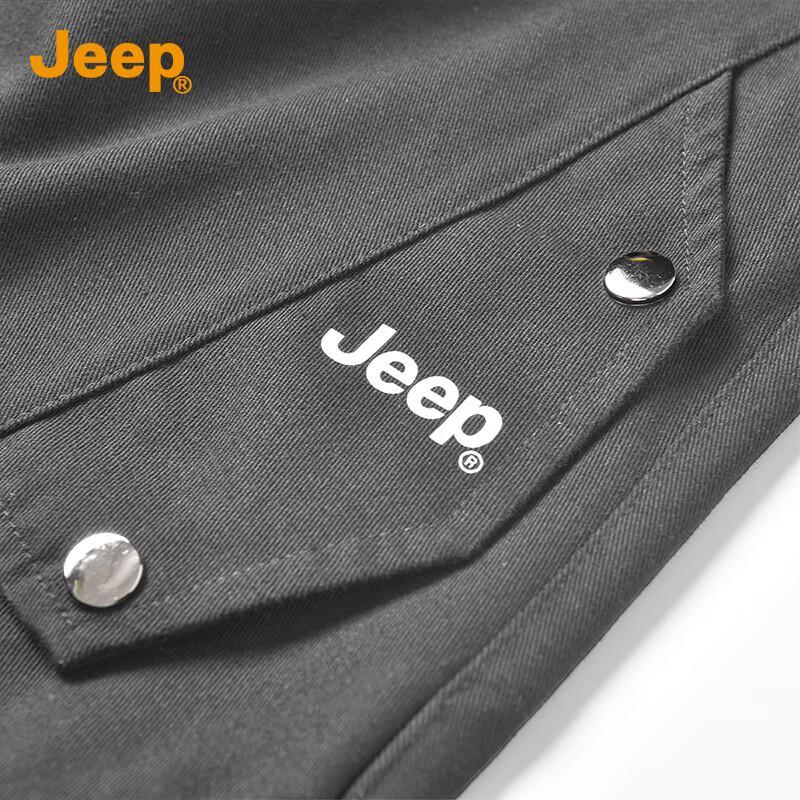 Jeep Men's 100% Cotton Casual Straight-Leg Shorts