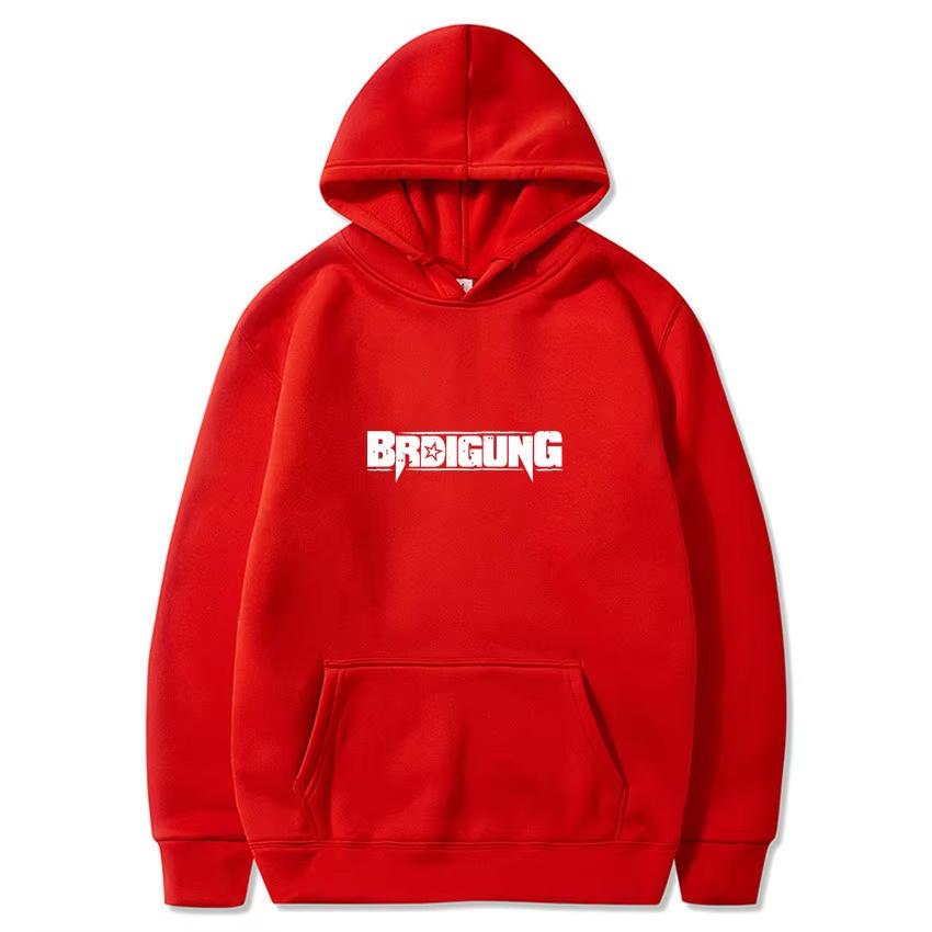 Brdigung Band Rock Germany Pullover Classic Pullover Cozy Fleece Hoodie Pullover Clothing Men's Hoodie Fashion Streetwear