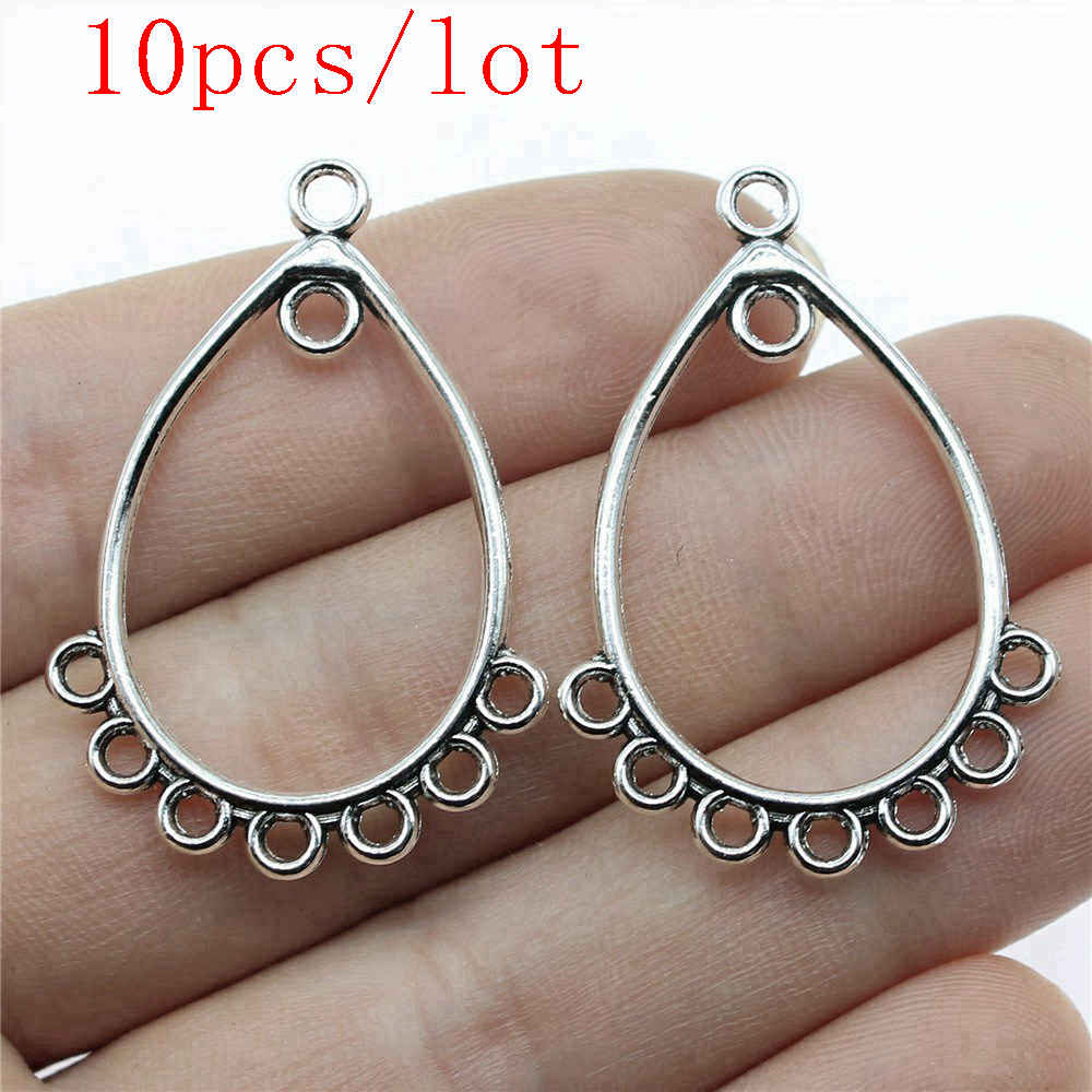 Round Perforated Earring Connectors Components Jewellery Making Supplies Art Crafts Diy Make Accessories