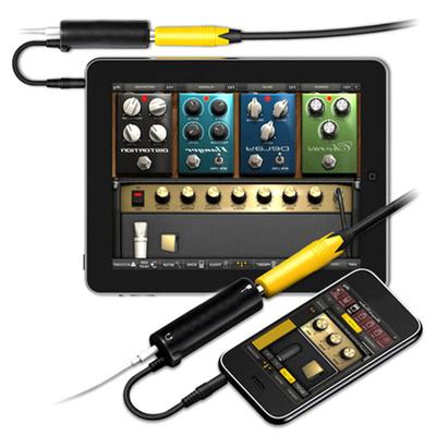 Professional Guitar Interface I-Rig Converter Replacement Guitar Audio Interface Guitar Electric Guitar Effects Adapter for iPhone for iPad