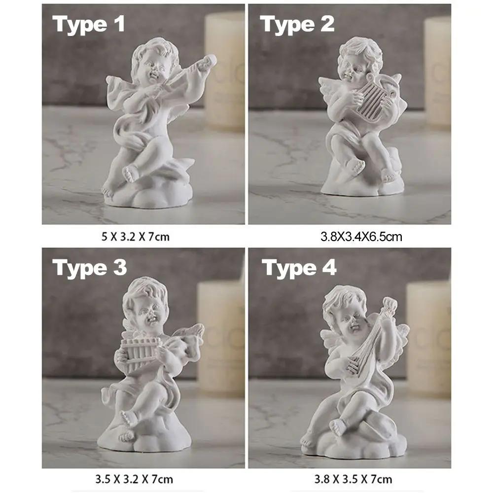 Crafts Desktop Ornament Home Decoration Greek Mythology Statue Angel Gypsum Portraits Plaster Sculpture Mini Cupid Figurines