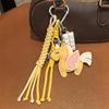 Year of the Horse Unicorn Keychain: Cute Pony Pendant Exquisite Figurine for Backpack