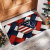 Atletico Madrid Theme rug Soft Crystal Velvet Area Rug Non-Slip Floor Carpet for Living Room Bedroom Nursery