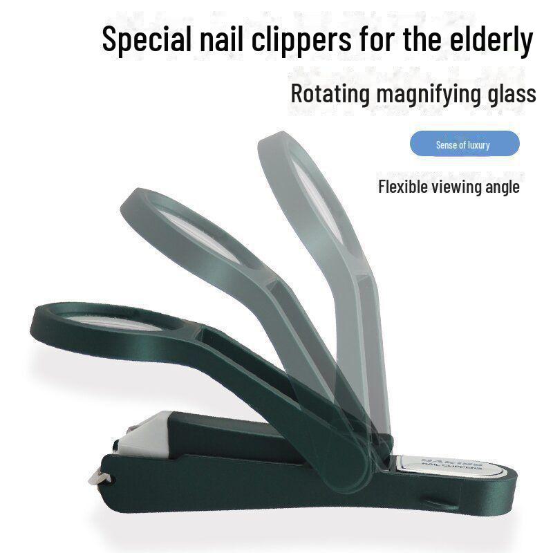 Cortadores de Unha Anti-Salpicos para Crianças e Idosos: Afiado, Claro e Seguro para Unhas Grossas