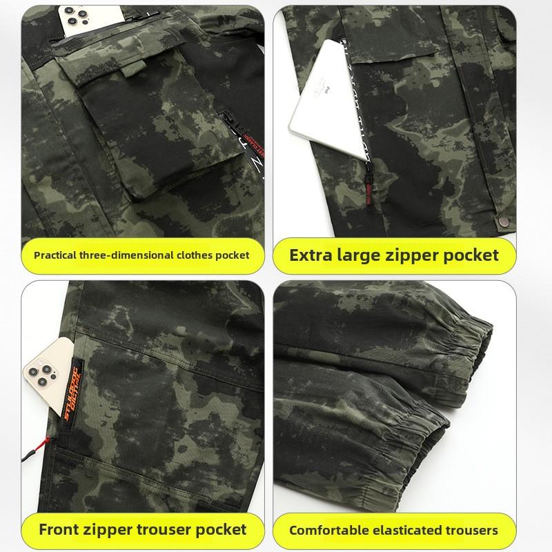 Clothing Spring and Autumn Thin Outdoor Sports Leisure Multi-pocket Strong Men's Suit Welding Work Clothes