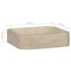 Cream Wash Basin 40 X 40 X 10 Cm Marble