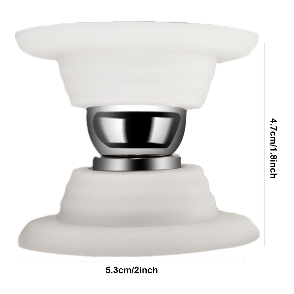 

Silicone Door Stop Door Magnetic Stopper Anti Collision Windproof Doorstop Silicone Door Suction without Punching Door Stop білий