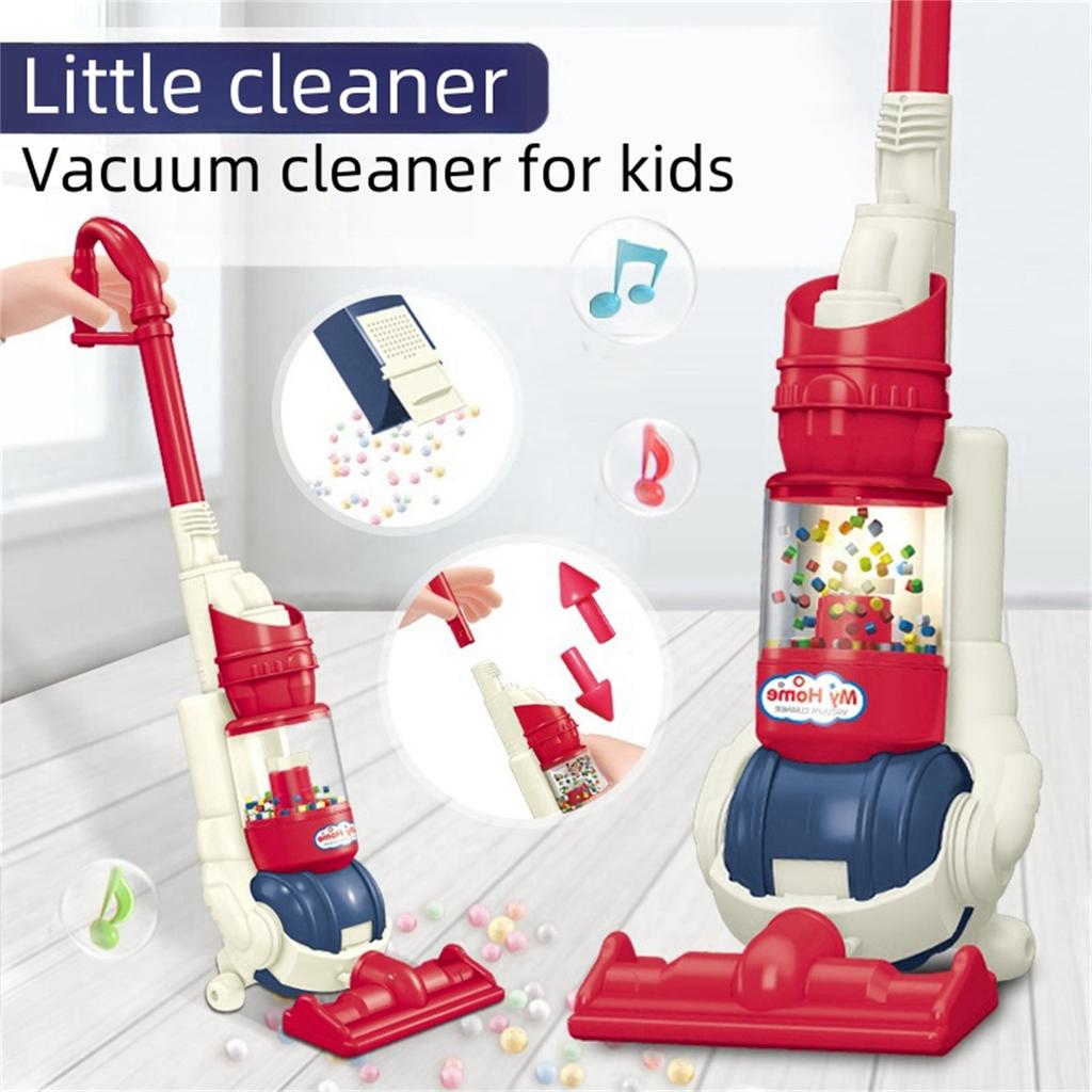 Children Simulate Every Small Appliance Vacuum Cleaner Toy Sound Effect Electric Vacuum Cleaner Puzzle Toy