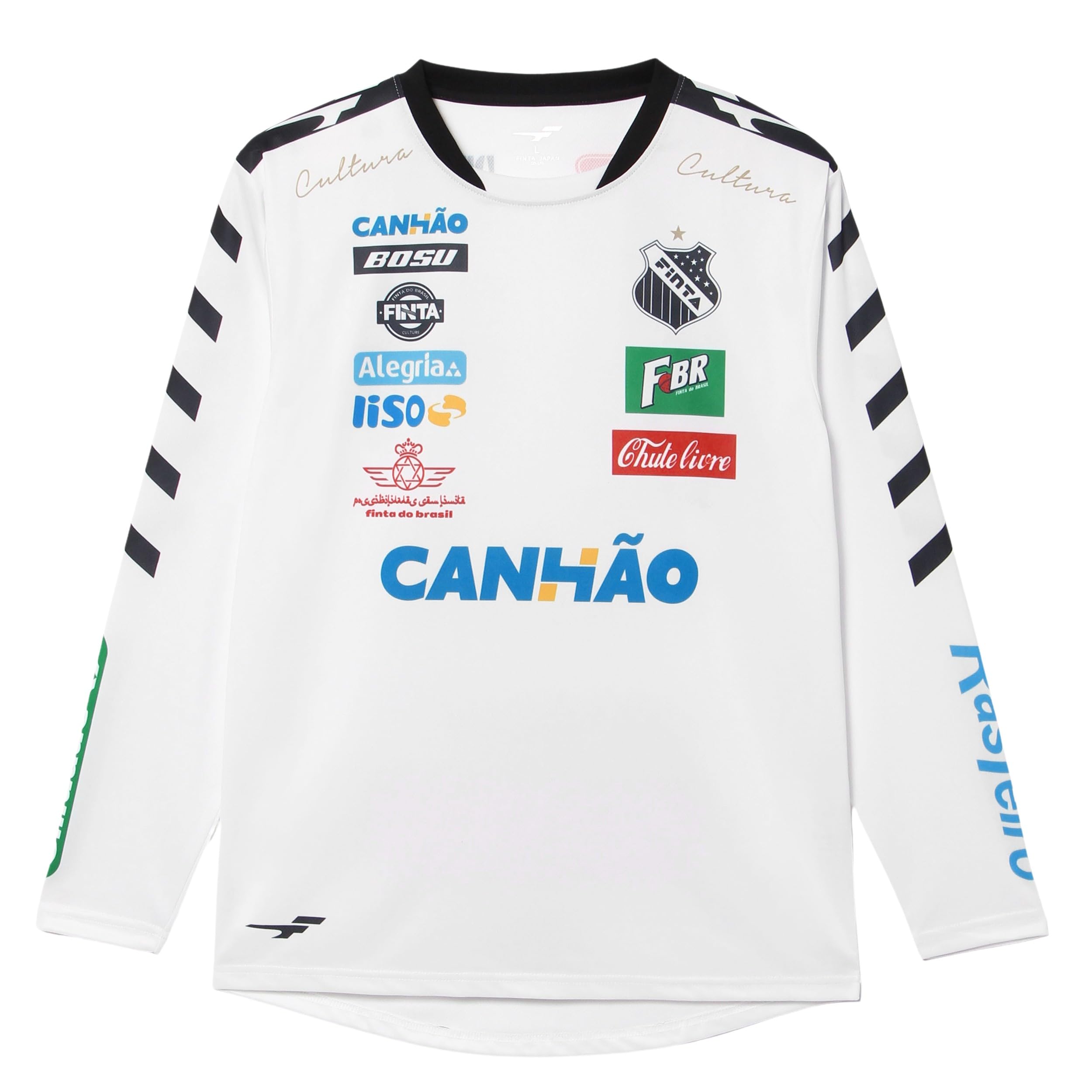 

FINTA Men s Soccer Long Sleeve Practice Shirt FTE0022 (0100) White, Size L