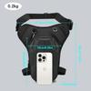 Outdoor Thigh Bag Waterproof Motorcycle Chest Bag with Removable Leg Strap Multifunctional Leg Pouch for Cycling Hiking Camping