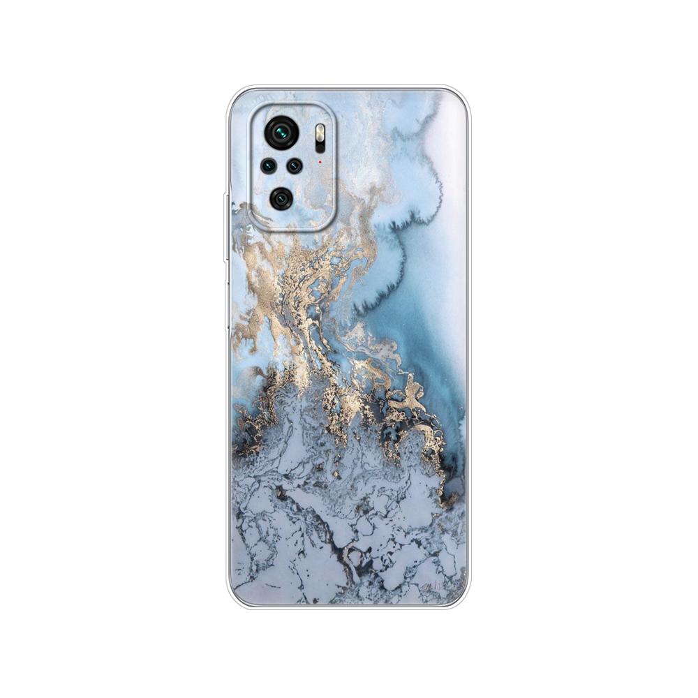 For Xiaomi Redmi Note 10 10S Case 4G 5G Silicon Soft Tpu Back On Redmi Note 10 Pro Global Phone Cover Note10 S Bumper Etui Funda