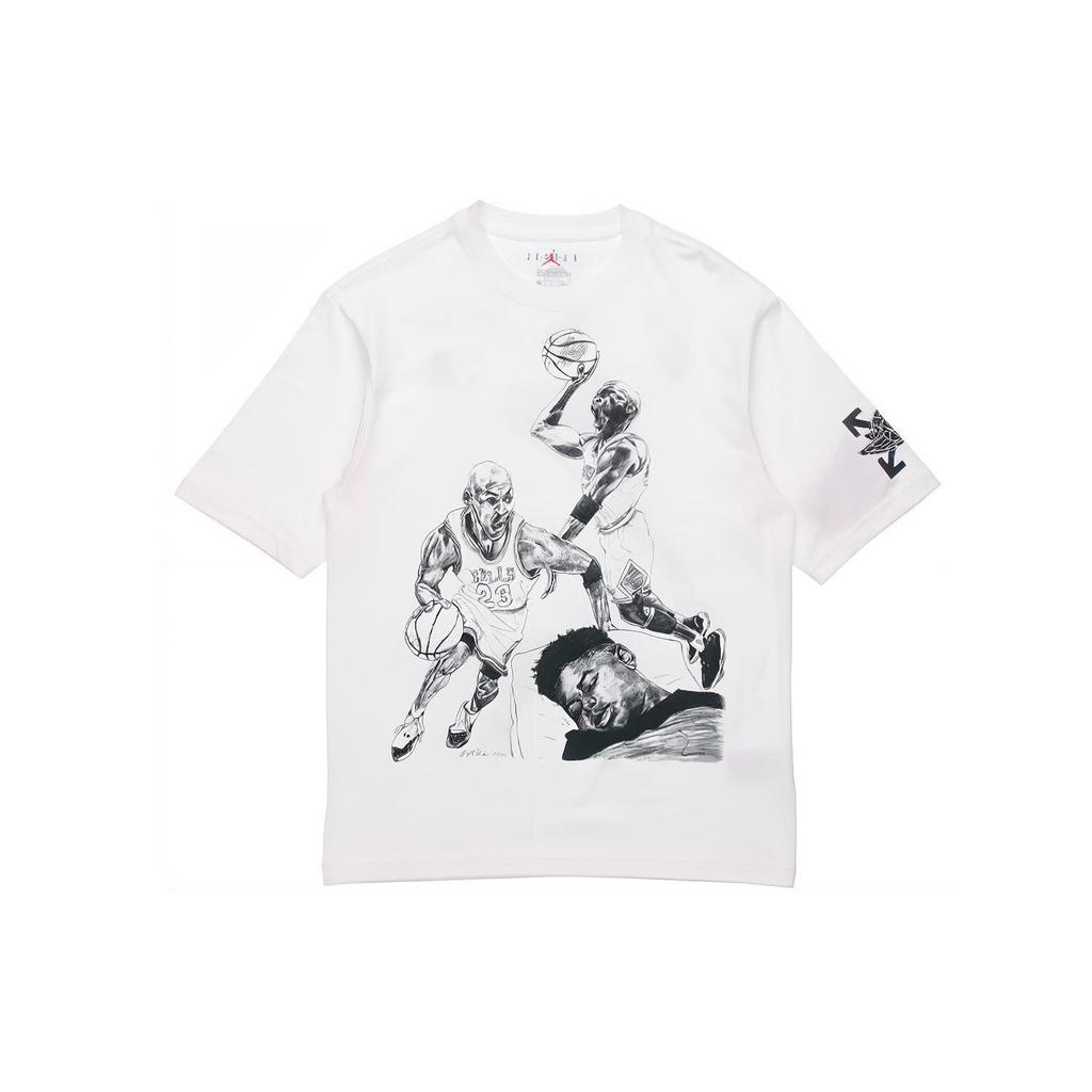 OFF WHITE X Jordan Mj T-shirt Aziatische maten DB4301-100