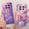 For Huawei Nova Y91 Case STG-LX1 STG-LX2 Stylish Bow Flowers Painted Cover Soft Silicone Case For Huawei Nova Y91 NovaY91 Fundas
