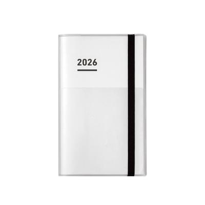 KOKUYO Jibun Techo Mini First Kit Planner 2026 B6 Slim Monthly Weekly Ni-JFM1W-26 White